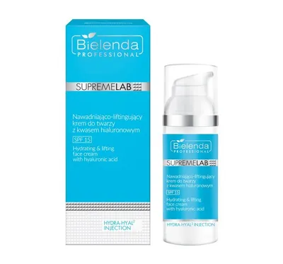 Zdjęcie produktu dla Bielenda Nawadniająco-liftingujący Krem do twarzy z kwasem hialuronowym, 50 ml