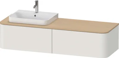 Produktbild von DURAVIT HP4944L39390010 WTU HappyD2+ wandh.,354x1600x550mm