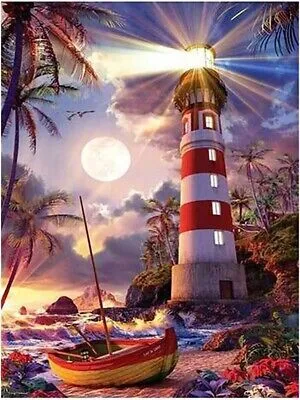 Zdjęcie produktu dla Norimpex Diamond-Gemä lde Leuchtturm 30x40cm