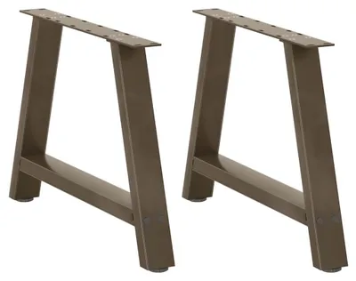 Productafbeelding van Salontafelpoten 2 st A-vormig 60x(42-43) cm staal