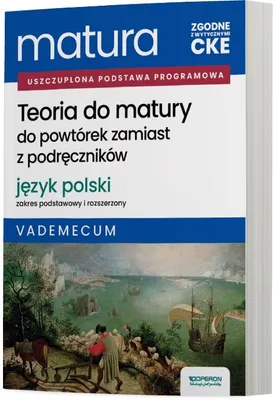 Zdjęcie produktu dla Matura 2026 Język polski Teoria do matury Zakres podstawowy i rozszerzony