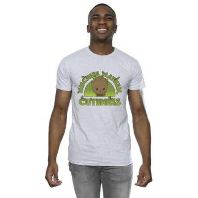 Produktbild von Marvel - "I Am Groot Mischief Mayhem" T-Shirt für Herren BI38815 (3XL) (Grau)