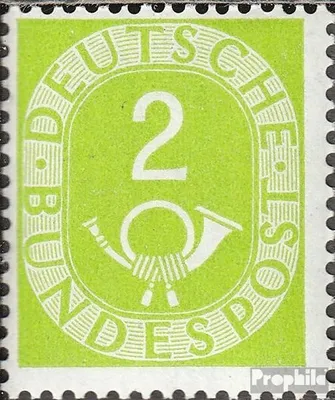 Produktbild von Briefmarken BRD (BR.Deutschland) 1951 Mi 123 gestempelt Posthorn