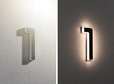 Produktbild von Paulmann Solar LED Hausnummernleuchte Nummer 1