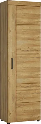 Produktbild von Wohn-/Esszimmer Stauraumschrank in Grandson Eiche Nb. mit Türanschlag rechts CARIATI-129, B/H/T ca. 58/195/37,4 cm