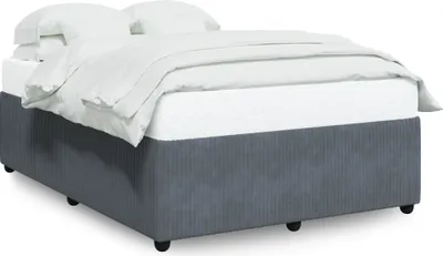 Obrázek produktu pro vidaXL Rám postele bez matrace tmavě šedý 160x200 cm sametový