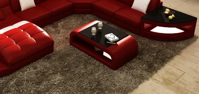 Obrázek produktu pro Design couchtisch glastisch tische polster tisch wohnzimmer möbel beistell 6140