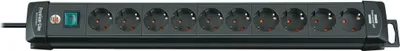 Produktbild von Brennenstuhl Premium-Line Steckdosenleiste 10-fach schwarz 3m H05VV-F 3G1,5, 1951100100