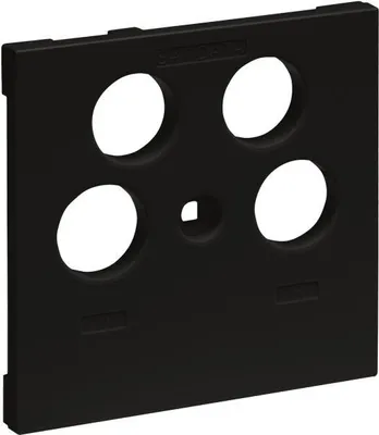 Produktbild von Legrand 765357 SEANO Abdeckung TV-R-SAT-SAT f.Fremdfabrikate sw