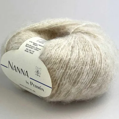 Immagine prodotto di Nanna by Permin – Filato color naturale (alpaca, cotone, merino) (07 naturale)