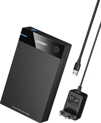 Immagine prodotto di UGREEN External Hard Drive Enclosure for 3,5-Zoll-SATA