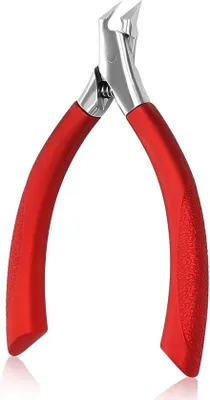Produktbild von Famanu Nagelknipper für Dicke Fußnägel - Ergonomisch, Rot