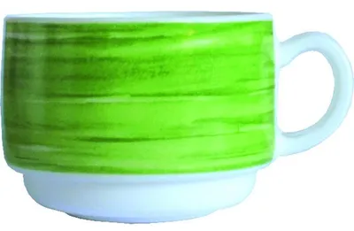 Produktbild von Brush Green Obertasse 19cl stapelbar - 12 Stück