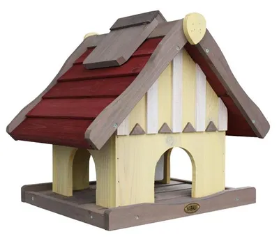 Produktbild von Vogelhaus / Futterhaus Habau Norwegen mit Silo und Ständer