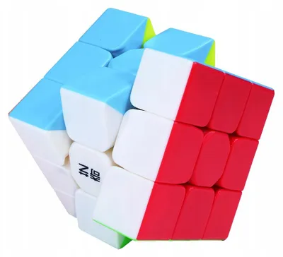 Produktbild von QiYi Warrior S 3x3x3 Stickerless Bunter Würfel