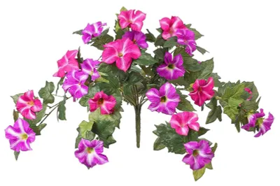 Produktbild von Künstliche Prunkwinde, UV-beständige Kunstblumen, realistische Seidenblumen für die Dekoration von Fensterkästen und Hängekörben im Innen- und Außenbereich