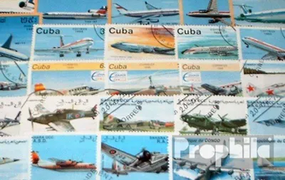 Produktbild von Briefmarken Motive 150 verschiedene Flugzeuge und Luftfahrt Marken
