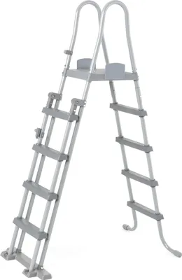 Produktbild von Bestway Schwimmbeckenleiter, Leiter, Blau, Weiß, Metall, Kunststoff, 1320 mm, 13,1 kg, Box