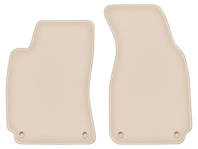 Obrázok produktu pre Predné velúrové koberce pre: Skoda Superb I 2001-2008 (sedan) – 2 ks, béžové, na mieru – Wielganizator FORTUNA