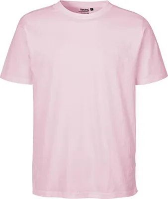 Produktbild von Neutral O60002 | Herren  Regular T-Shirt - Farbe: Light Pink - Größe: M