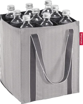 Obrázek produktu pro Reisenthel bottlebag, Taška na láhve, Šedá, Polyester, Vzorovaný, 240 mm, 240 mm