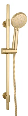 Produktbild von WENKO Brauseset Mod. Young Gold matt, Länge Stange: 66 cm