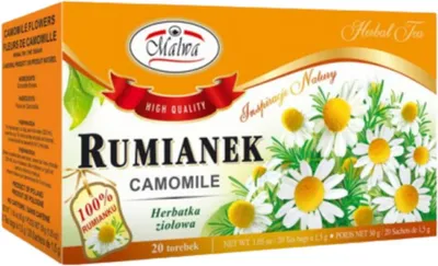 Obrázok produktu pre Rumianek suszony w torebkach ekspresowych