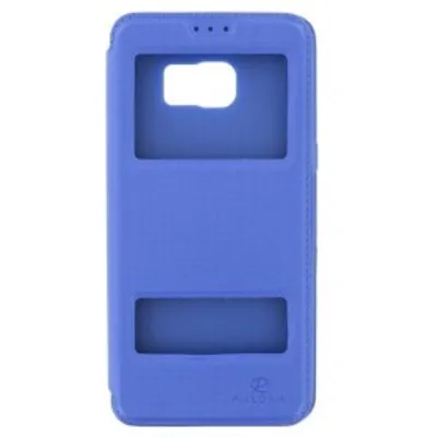 Immagine prodotto di Custodia Flip Case per telefono cellulare per Samsung Galaxy S6 Edge Plus Blu