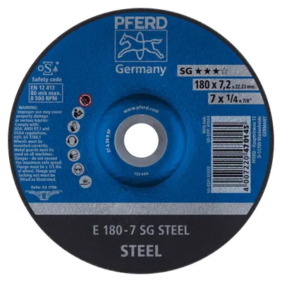 Zdjęcie produktu dla PFERD 62217626, 18 cm, 7,2 mm, 8500 RPM, 10 szt.