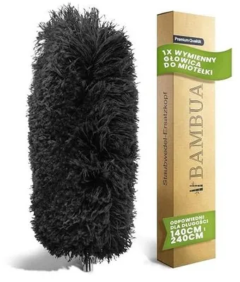 Zdjęcie produktu dla Mop do kurzu teleskopowy mikrofibra bambusowy 240 cm domu