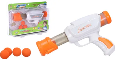 Obrázek produktu pro Puška pumpující s pěnovými míčky 23 cm