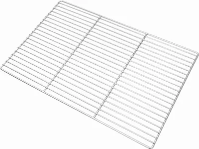 Zdjęcie produktu dla vidaXL Ruszt do grilla srebrny 60 x 40 cm stal nierdzewna