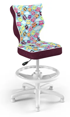 Produktbild von Kinder-Wachstumsstuhl Ergonomischer Schreibtischstuhl Für Körpergrösse 119-142 Cm, Petit Storia 32, Mit Fussstütze