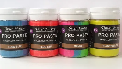 Produktbild von Trout Master Pro Paste - 60g Forellenteig Forellenpaste, Farbe:Black Glitter