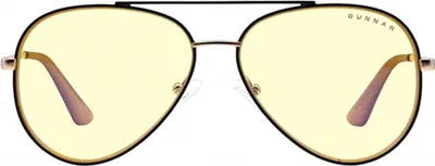 Zdjęcie produktu dla GUNNAR Optiks Maverick - Okulary komputerowe - 65% filtr niebieski - czarny/złoty