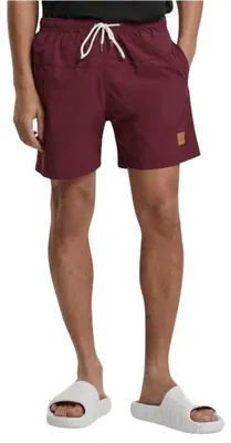 Produktbild von Urban Classics - Badeshorts für Herren(2er-Pack) TN900 (S) (Schwarz/Kirsche)