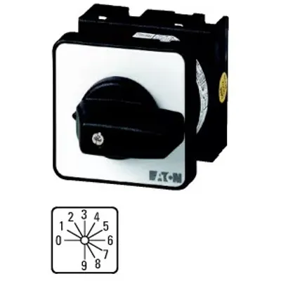 Productafbeelding van Eaton vermogensschakelaar, 6,5 kW, 6 A, 10 schakelposities (artikelnummer: T0-4-15602/E)