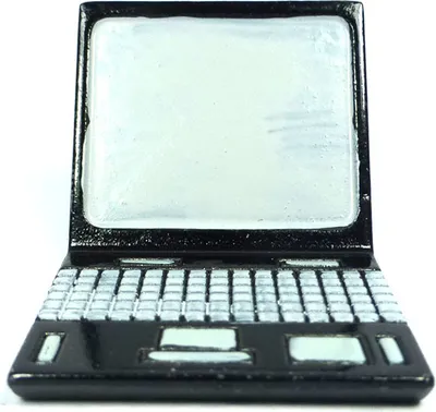 Produktbild von Creal 72673 Miniatur Laptop schwarz 1:12 Puppenhaus