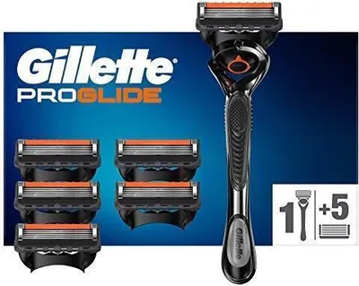 Produktbild von Gillette ProGlide Rasiersystem für Männer - Inklusive 5 Rasierklingen