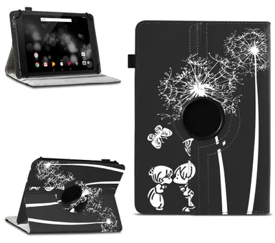 Produktbild von Tablet Tasche für Doogee T20 T20S T20E Hülle Schutzhülle 360 Grad Drehbar CaseFarben:Motiv 9