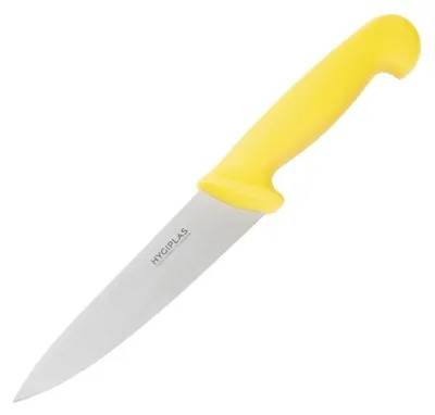 Productafbeelding van Hygiplas koksmes, 15 cm, geel