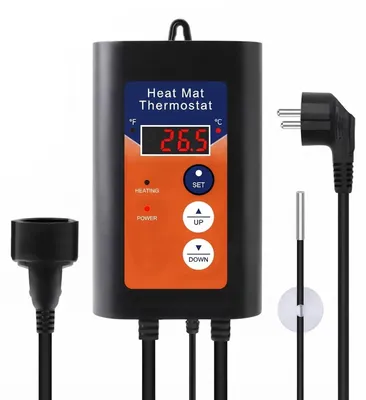 Digitaler Temperaturregler mit Sensor, Heiz-/Kühlthermostat, 230 V