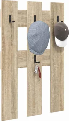 Obrázok produktu pre Vešiak na stenu Sonoma dub 65 x 3 x 100 cm Kompozitné drevo