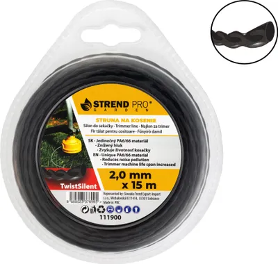 Produktbild von Trimmerfaden TwistSilent Professional 2,0 mm L-15 m, spiralförmig 10 Stück
