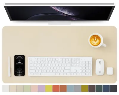 Immagine prodotto di Sottopiano antiscivolo color beige, in ecopelle, dimensioni 80x40 cm