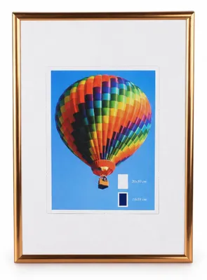 Produktbild von Ideal Life Kunststoff Bilderrahmen Wanddeko Collage Poster Bilder Foto Rahmen - Farbe: Kupfer | Format: 20x30