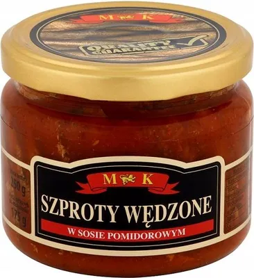 Obrázok produktu pre Szproty wędzone w sosie pomidorowym 250 g