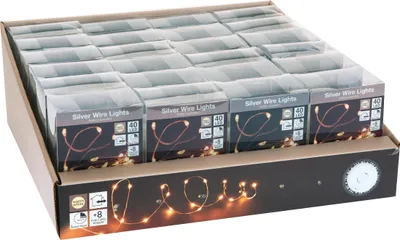 Produktbild von 40er LED Silberdraht