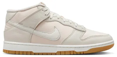 Image de Nike Dunk Mid Canvas, couleur Light Orewood Brown et semelle Gum, taille EU 38.5