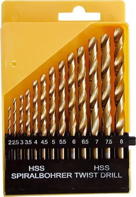 Zdjęcie produktu dla Zestaw 13 wierteł do metalu Extol Craft, 1113A